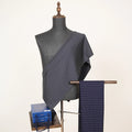 Breathable and Soft 100% Wool Fabric Organic Stripe Worsted Wool Suit Fabric for Men's Suit Tailored in Italy