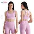 Hot Style Women's Lightweight Gym Tank Tops Beauty Back Sports Underwear Custom Logo Shock Proof Print Yoga Vest for Running