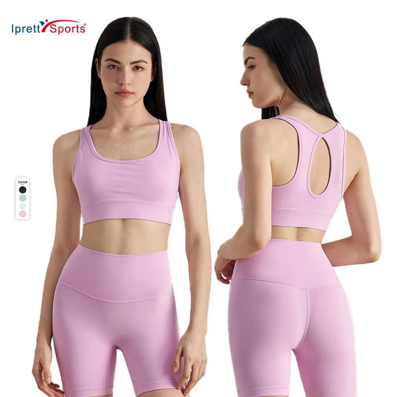 Hot Style Women's Lightweight Gym Tank Tops Beauty Back Sports Underwear Custom Logo Shock Proof Print Yoga Vest for Running