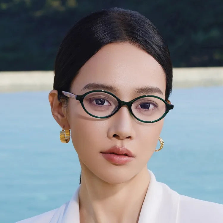 Popular Round Blue Light Blocking Tr90 Optical Eyeglasses Eyewear Frame Handmade Optical Glasses Optical Spectacle Eyeglasses