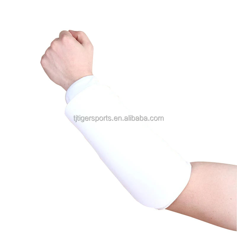 Custom logo Martial Arts Sparring Gear Cloth Knitting Taekwondo Protector Boxing MMA Sanda Wushu Karate Forearm Guard