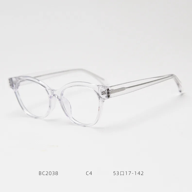 Transparent Pink Eyeglasses Frames Fashion Popular Anti Blue Light Computer Gaming Women's Glasses Without Prescription Oculos