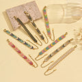 In Stock Chic Unique Boho Bohemia Handmade Miyuki Multicolor Arrow Friend Beaded Bracelet Fashion Jewelry for Women