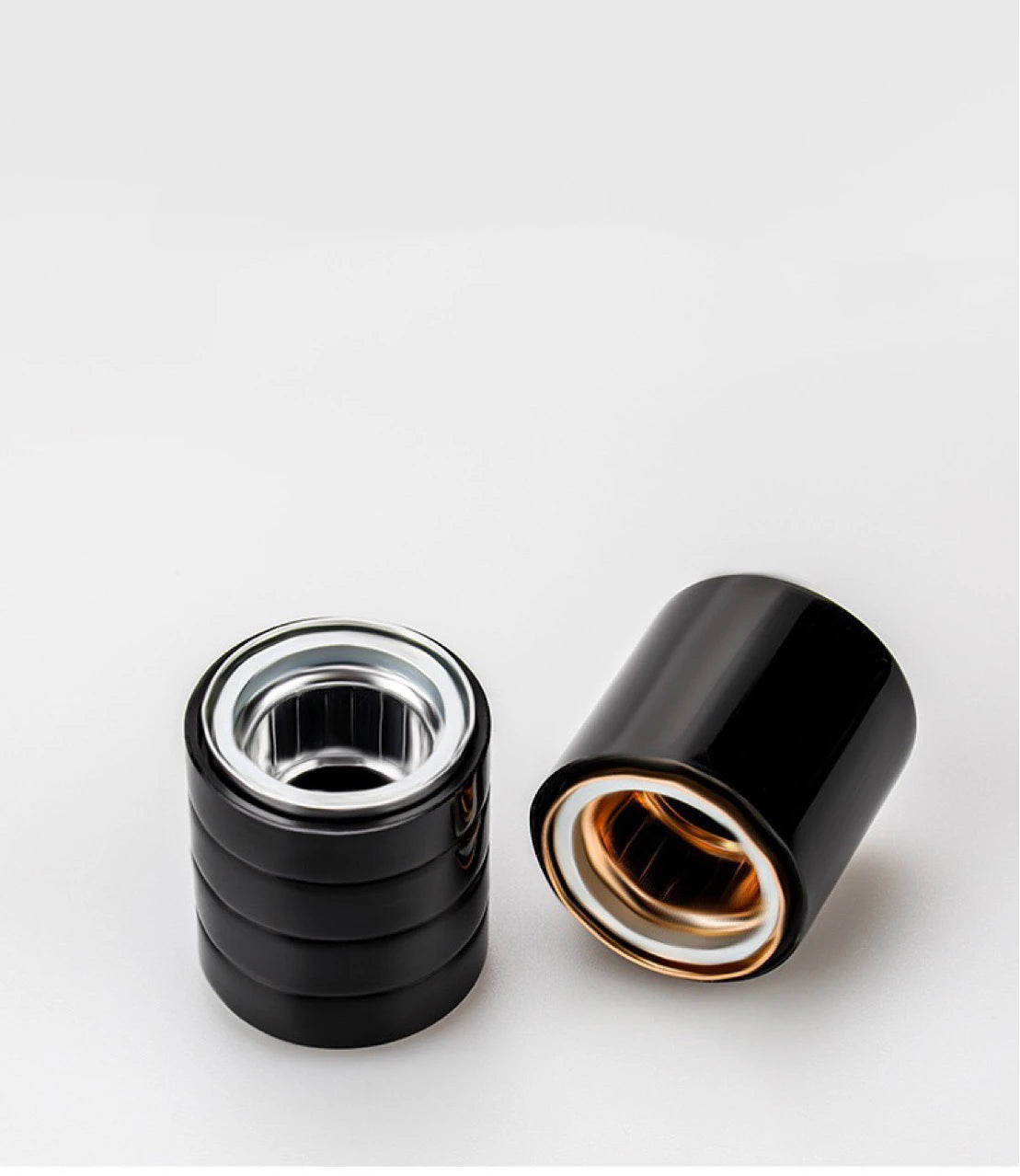 Custom Logo Luxury 15mm Magnetic Spray Bottle Perfume Cap with Perfume Collar and Weight Added
