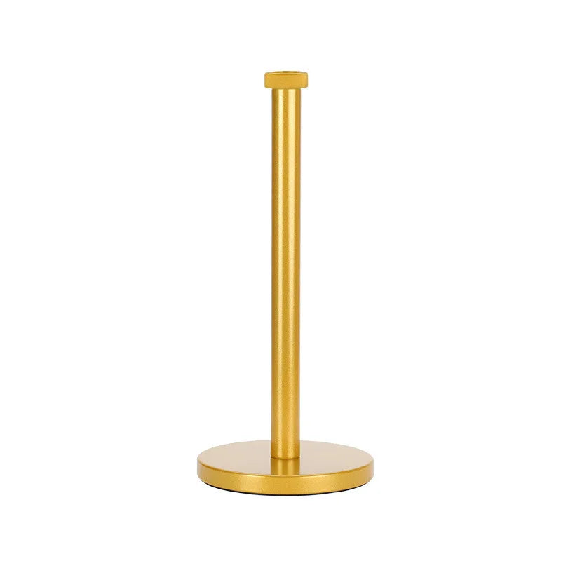 Stainless Steel Modern Eco-Friendly Tissue Paper Towel Holder Racks Gold Plating Bathroom Kitchen Toilet Countertop Storage