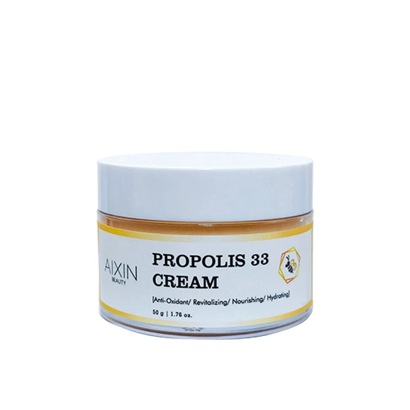 Aixin Private Label 50ml Strengthen the Skin Moisturizing Nourishing Soothing Skin Health Honey Essence Propolis 33 Face Cream