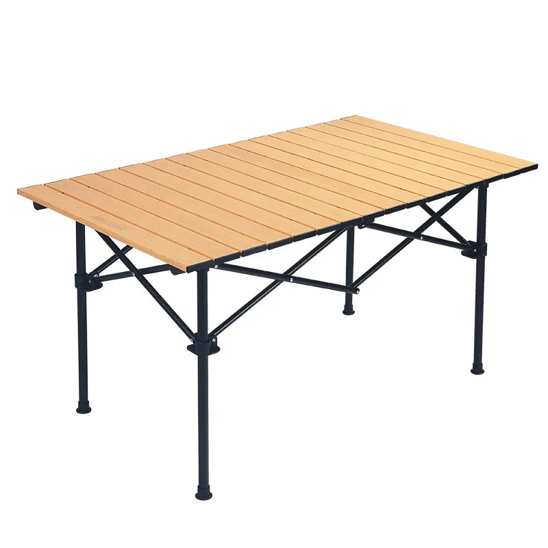 Portable Outdoor Aluminum Foldable Camping Table for Picnic & BBQ Modern Design for Gym & Bedroom Use