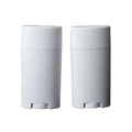 75g Empty White Oval Plastic Deodorant Sticks Bottle Mini Portable Deodorant Container