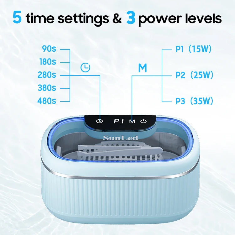 2026 Popular Electric Digital Sweep Frequency Power Ultrasonic Cleaning Machine with 5 Time Settings and 3 Power Levels