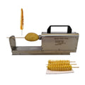 Multi-function 3 in 1 Tornado Potato Cutter Curly Fries Slicer Twist Hot Dog Cutting Machine 110/220V