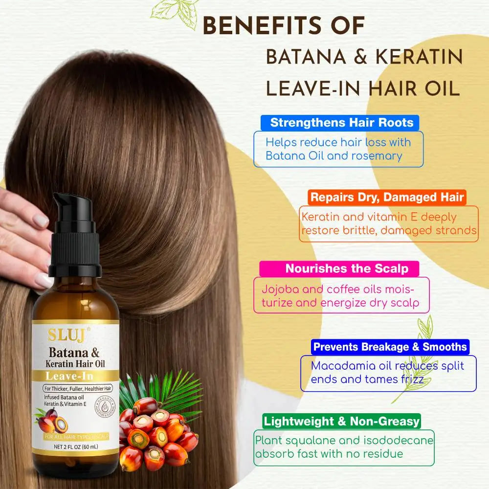 Wholesale Customized Rosemary Organic Batana Oil Nourishing & Strengthening Hair Oil Smooth & Repair Man Hair