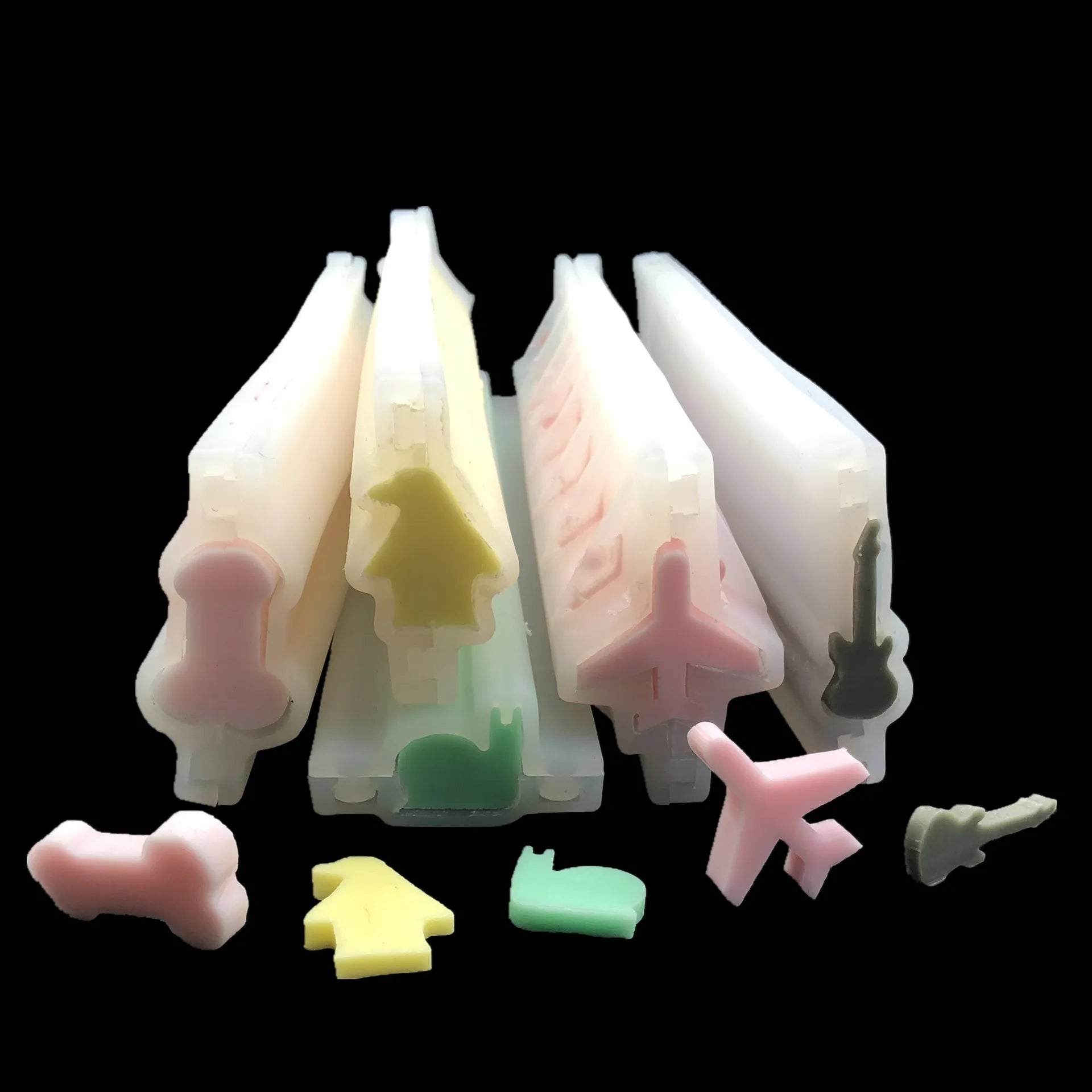 Various Shape Silicone Tube Soap Molds