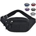 Travel Durable Waist Bag with Adjustable Belt Mobile Phone Storage Large Capacity Nylon Fanny Pack Crossbody for Men