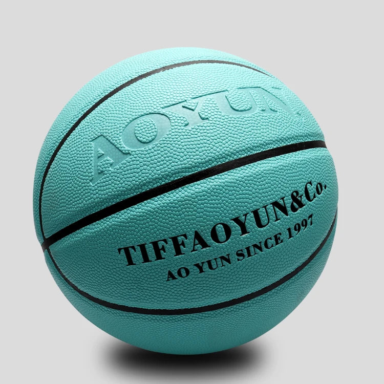 Wholesale Custom PU Leather Feel Basketball with Butyl Bladder Durable 620g Weight Customizable Size & Color for Court Training