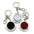 Portable Handbag Table Hook Colorful Stone Resin with Keychain  Holder for Purses