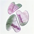 Huiying Popular Sell Fluorite Guasha Tool Heart Good for Health Handmade Guastone