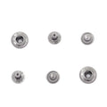 Garment Accessories Silver Metal Press Snap Button Bump Buckle Snap Buckle Blouse Button