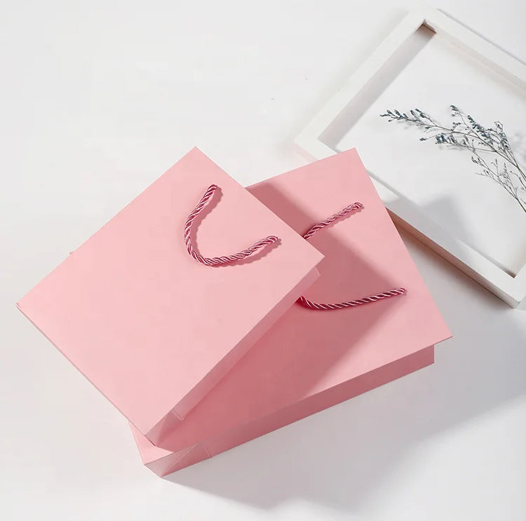 Clothing Jewelry Wedding Shopping Packing Art Coats Colorful Paper Bag With Print Logo