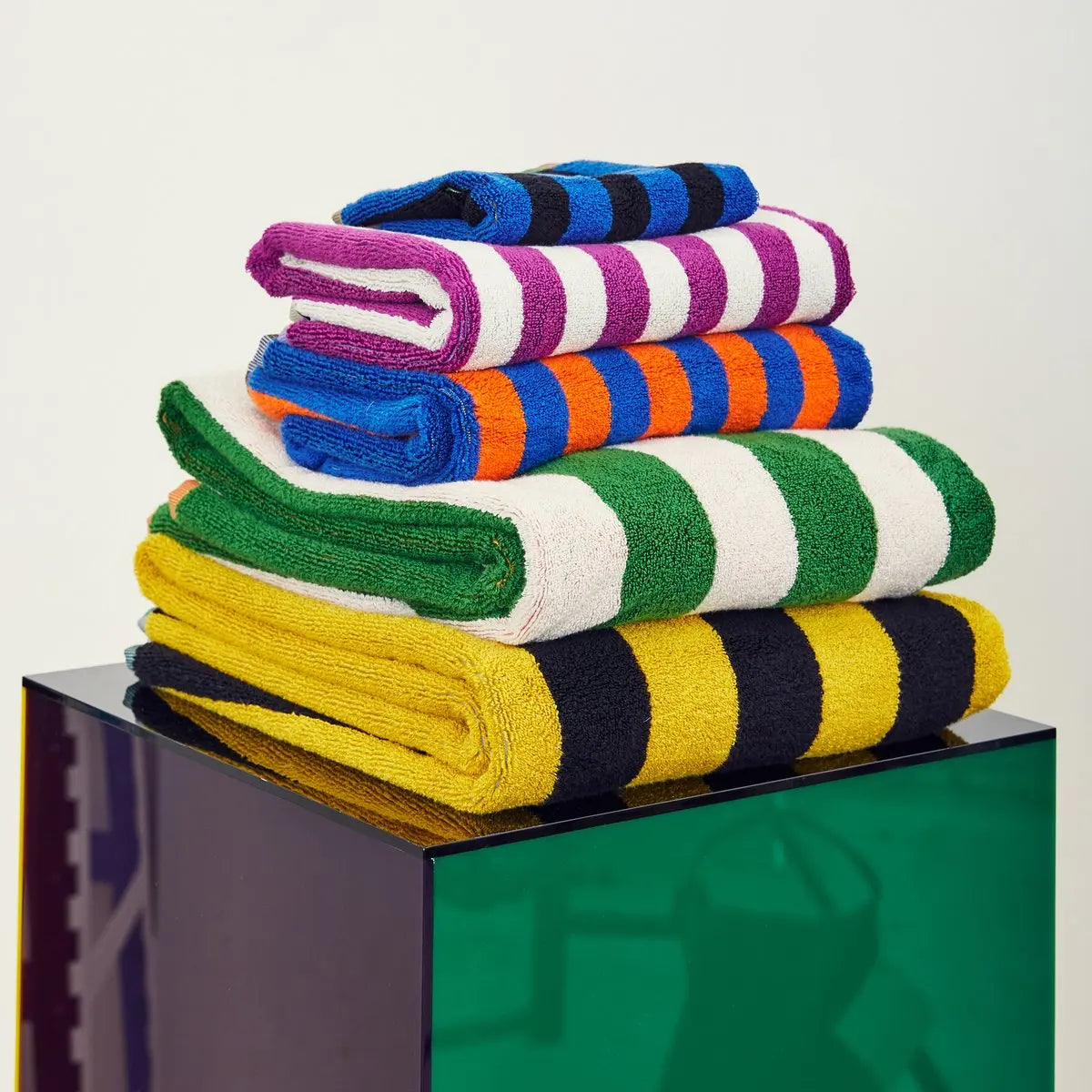 Cabana Stripe Pool Towel Soft Bath Towel Absorbent Stripe Beach Towels