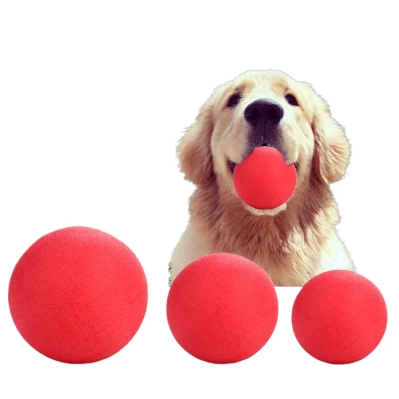 Dog Training Chew Ball Durable Solid Rubber Elastic Ball with Rope Safe Non-Toxic Pet Toy Logo Customizable