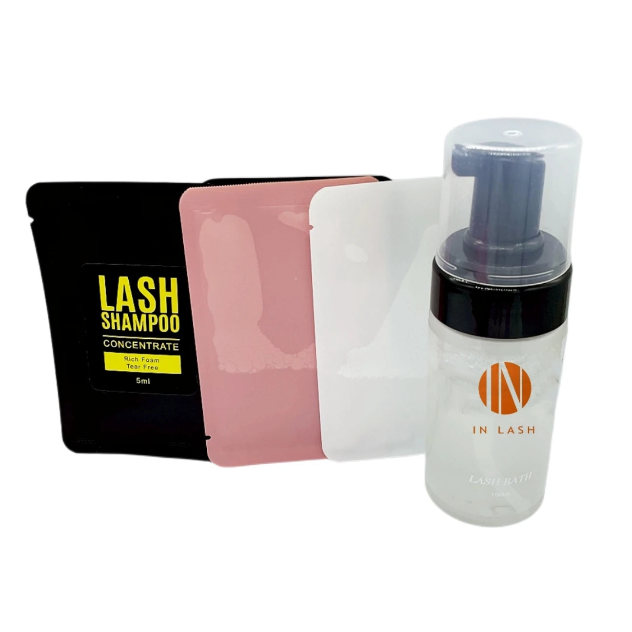 Fast Dispatch New Design Tear Free Vegan Oil Free Eyelash Foam Cleanser Shampoo Concentrate