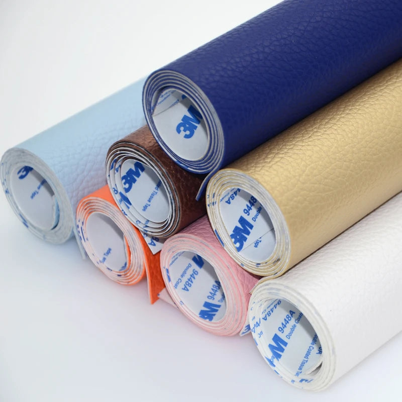 Leather Repair Patch Self-Adhesive Leather Tape Upholstery Vinyl Sticker for Couches Sofa Furniture Car Seats Bags Jackets