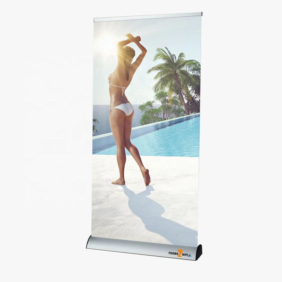 Factory Sale New Rollup Banner Aluminum Cheap Pull up Stand Roll up Banner Backdrop Display