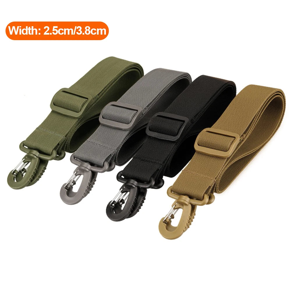 AYPPRO Adjustable 3.8cm Eco-friendly Durable Nylon Tactical Shoulder Strap Waist Crossbody Strap for Water Bottle Bag Luggage