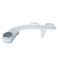 Self-Cleaning Dual Retractable Nozzles Cold Water Non-Electric ABS Plastic Ceramic White Bidet Attachment Women's Care Bathroom