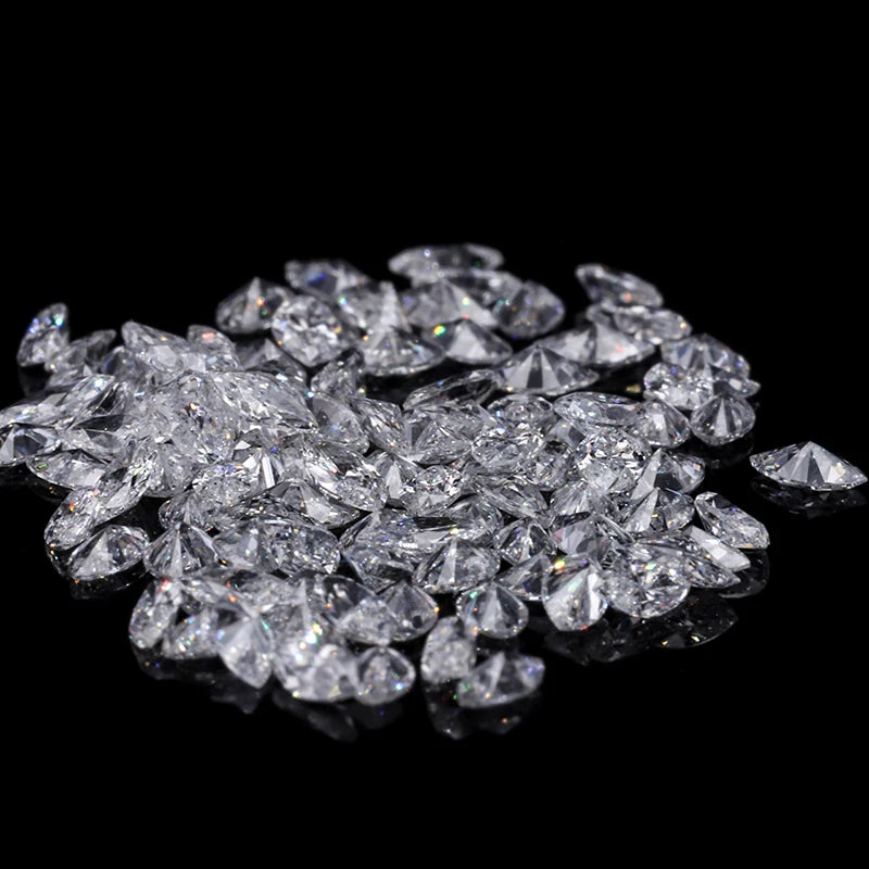 Starsgem Small Size 0.02ct-0.1ct Marquise Cut DEF White Color CVD HPHT Loose Lab Grown Diamond