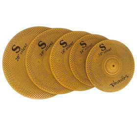 Vansir Golden Low Volume Cymbals Alloy & Stainless Steel 40cm Diameter 5-Piece Combo Set Hot Sale Factory