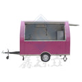 Outdoor Street Snack Cart With Two Wheels for Selling Fried Skewers Dining Cart Multifunctional Customized Food Cart