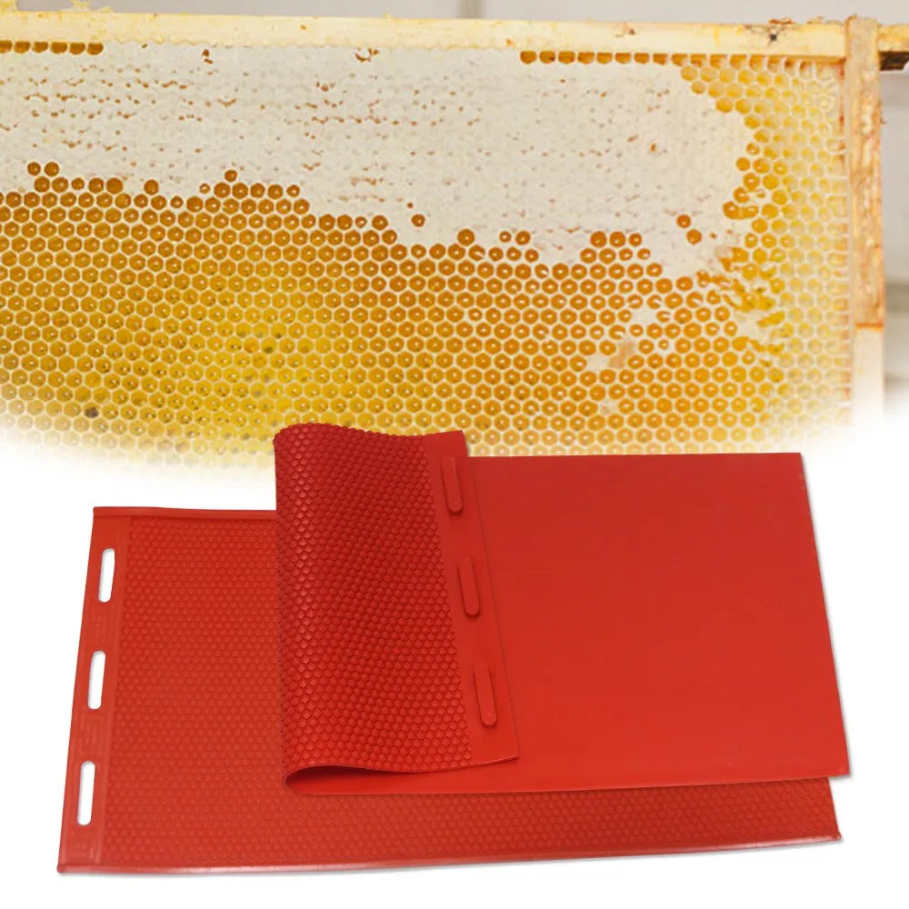Beeswax Foundation Press Mold Beekeeping Silicone Flexible Beehive Wax for Machine Foundation Sheet Tool for Beekeeper Pvc Soft