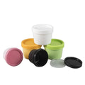 50g 100g 200g Clear Plastic PS Jar Cosmetic Container for Makeup and Skin Care Samples Face Mask Use PP Base Material