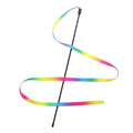 China Factory Wholesale Cat Teaser Wand Stick Rod Durable Eco-Friendly Plastic Colorful Ribbon Fishing Rod Replacement Cheap Cat