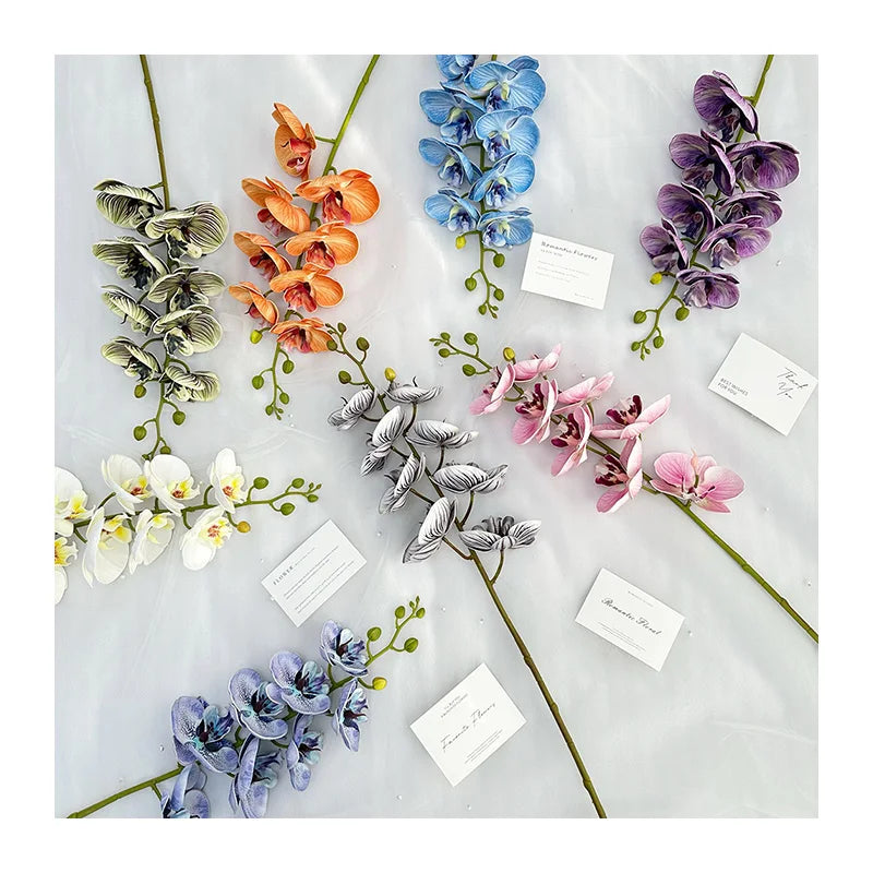 High Quality 8 Taiwanese Cherry Blossom Lips Butterfly Orchids Home Party Decoration Special Occasions Valentine's Day MegaBDM