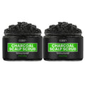 100% Pure Natural Exfoliating Hair Massager Scrub Hair Wash Charcoal Coconut Shampoo Scalp Scrub