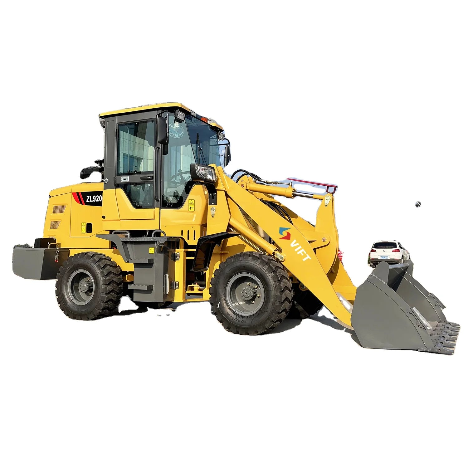 2Ton Front Loader Wheel Loader Bucket Yunnei Engine Huade Hydraulic Cylinder 4x4 Wheel Small Capacity New Loader Factory Price