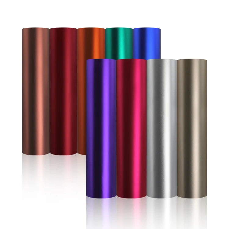 YESION Poster Matte Materials Holographic Chrome Adhesive Craft Vinyl 12*12 Vinyl Sheets for DIY Decor