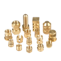 M3 M4 M5 4-40 2-56 Factory Brass Heat Staking Knurled Threaded Inserts Nut for 3D Printing
