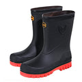 PVC Colorful Rain Boots Waterproof Rubber Shoes for Outdoor Activities-Anti-Skid Rainproof for Car Washing Mountain Climbing