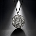 Viking Necklace Infinite Knot Vintage Style Necklace Symbol Amulet Pendants Necklace Stainless Steel Talisman Jewelry