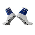 Custom Autumn Non Slip Yoga Pilates Ballet Barre Barefoot Socks with Anti-Skid Bottom Grips for Sport Soccer