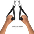 Strong Pulley Handles Compatible for Resistance Bands Cable MachineHeavy Duty Comfortable Exercise Handle Grips Attachment