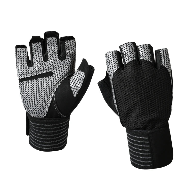 Ladies Neoprene Gym Gloves for Workout Weight Lifting Gloves with No Fingers