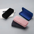 Fashion Customized Sunglasses Cases Multi-color Velvet Cloth Metal Myopia Glasses Box Eyeglasses Packaging Luxury