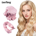 Portable DIY Heatless Silk Hair Curler Rod Styling Tool for Headband Sleep Hair Wave Roller Convenient for On-the-Go Use