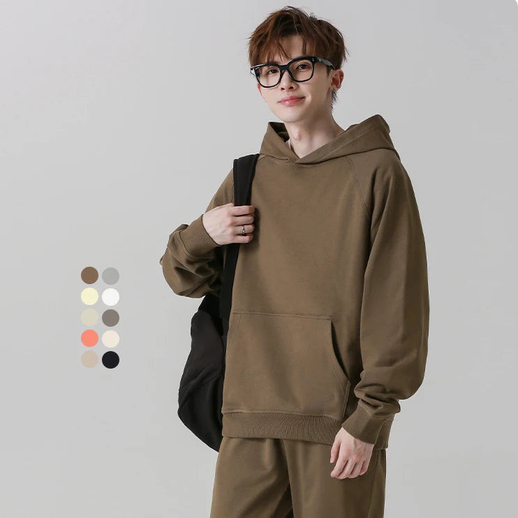 Gelan Men's High Quality Tracksuit Set Cotton Hoodie and Pants Autumn Winter Sweater With Custom Logo Low MOQ