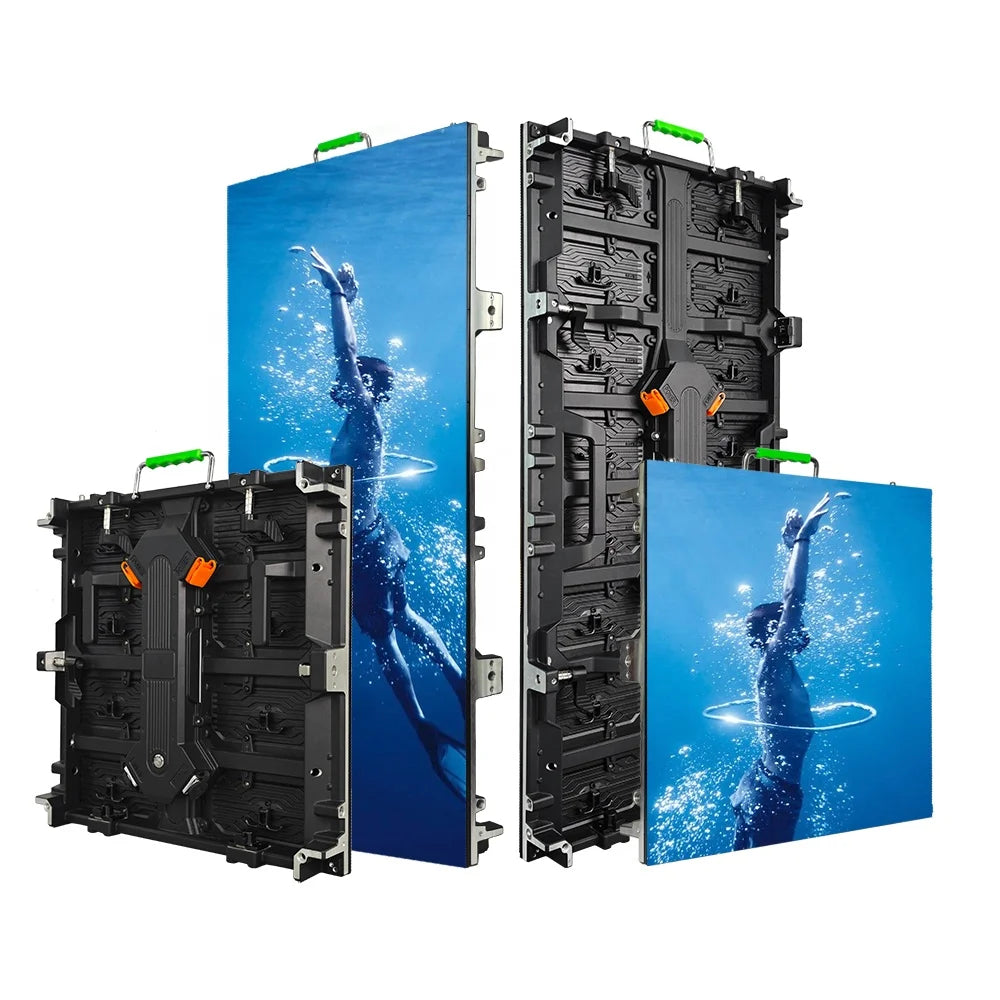 RAYBO P3.1 P4.81 Full Color LED Video Wall Indoor Outdoor Rental LED Display 500x500mm Die Cast Aluminum Screens