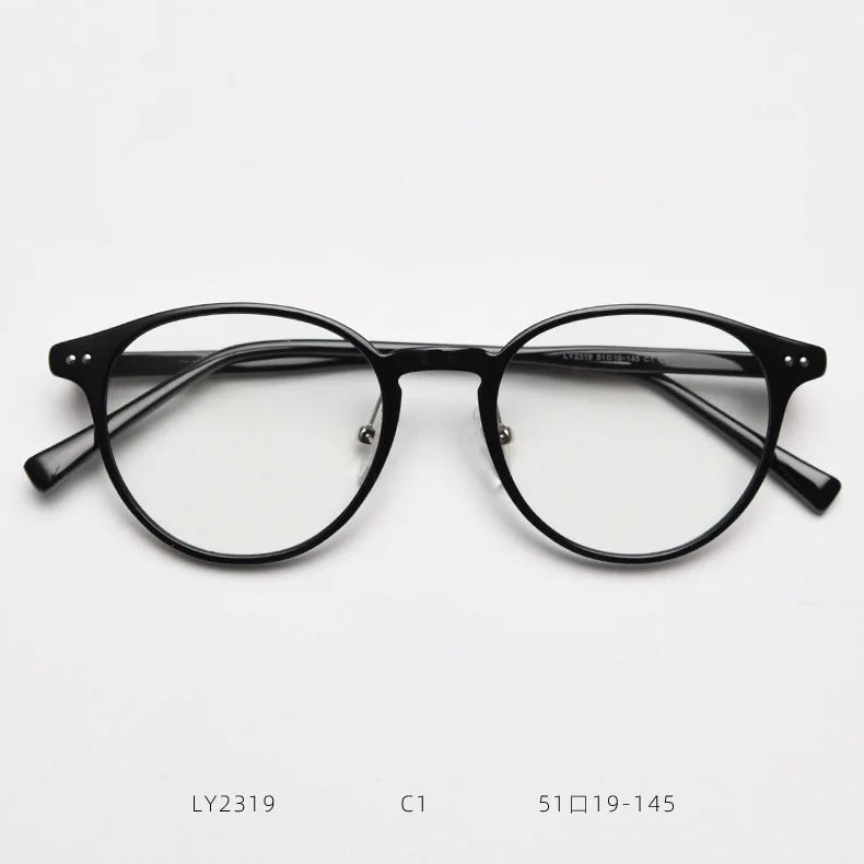 2026 Korea Round TR90 Glasses Frames New Trend Japanese and Korean Retro Small Fresh Myopia Glasses Frame